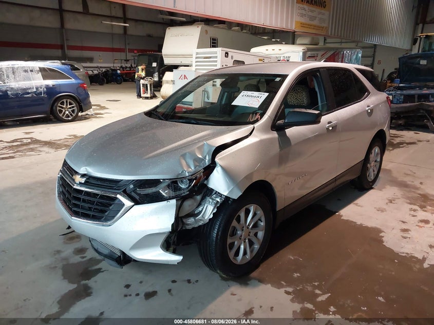 Vin: 3gnaxhev0ms154314, lot: 46305527, chevrolet equinox fwd ls 20212