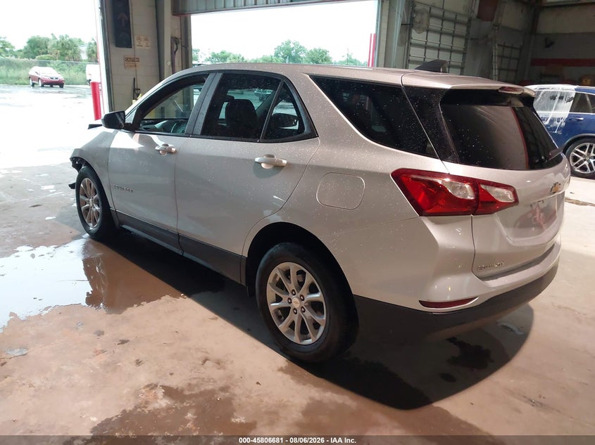 Vin: 3gnaxhev0ms154314, lot: 46305527, chevrolet equinox fwd ls 20213