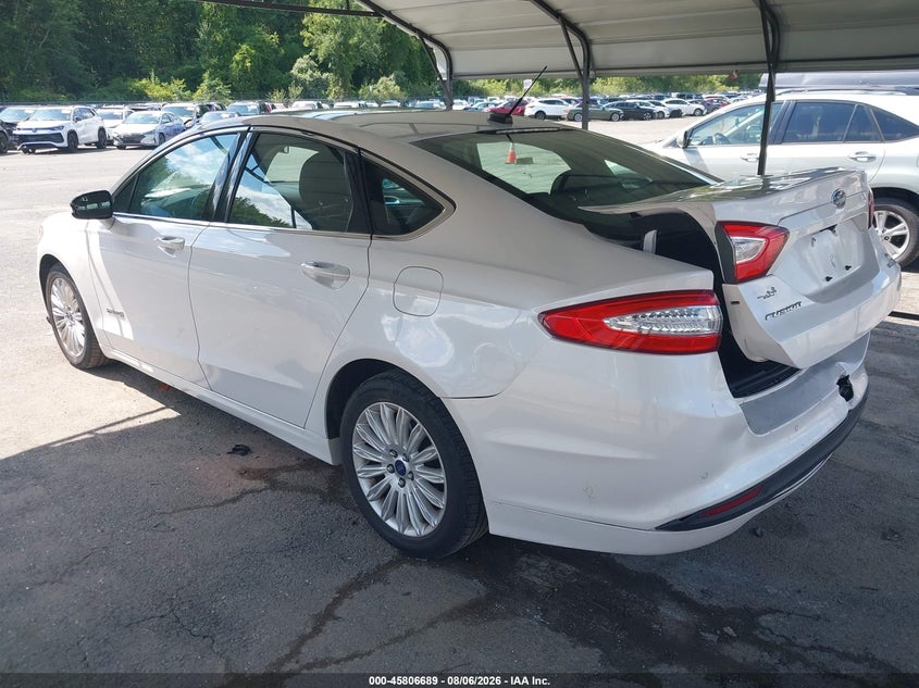 Vin: 3fa6p0lu9er362507, lot: 46305535, ford fusion hybrid se 20143