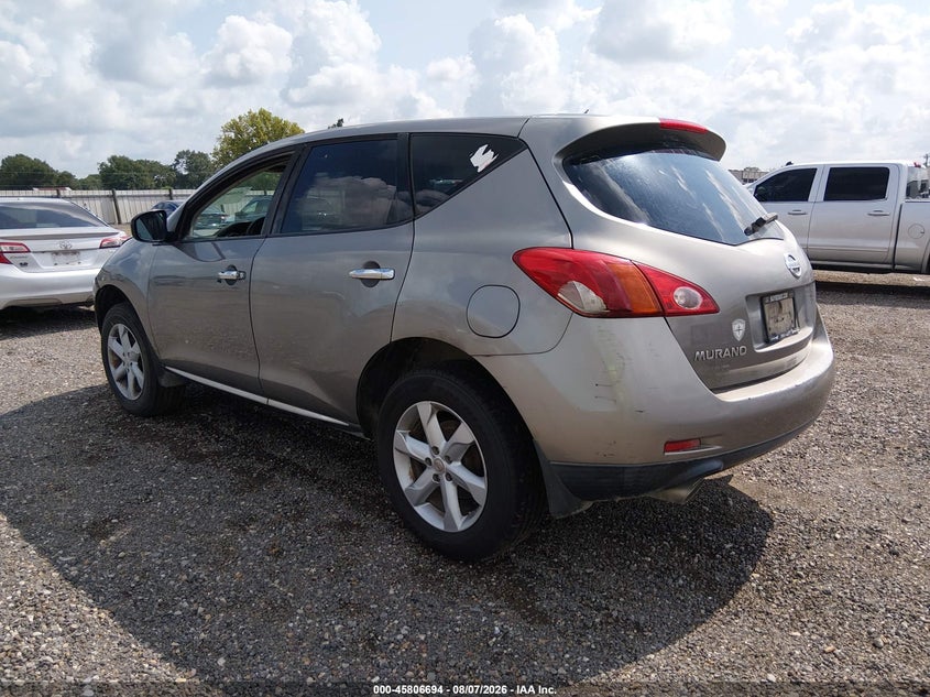 Vin: jn8az1mu4aw009882, lot: 46305540, nissan murano s 20103