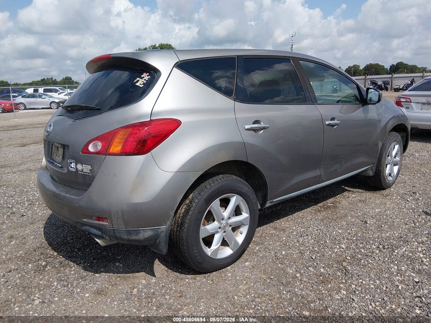 Vin: jn8az1mu4aw009882, lot: 46305540, nissan murano s 20104