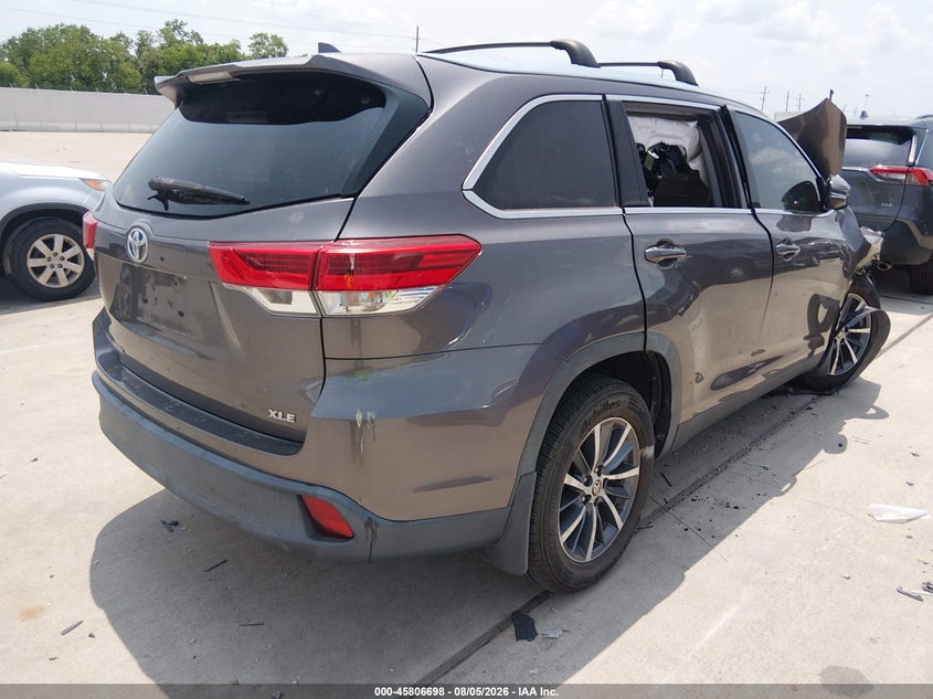 Vin: 5tdkzrfh7ks369969, lot: 46305544, toyota highlander xle 20194