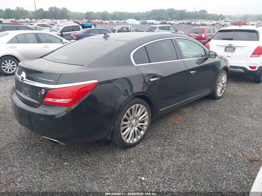 Vin: 1g4gf5g35ef262736, lot: 46305557, buick lacrosse premium ii group 20144