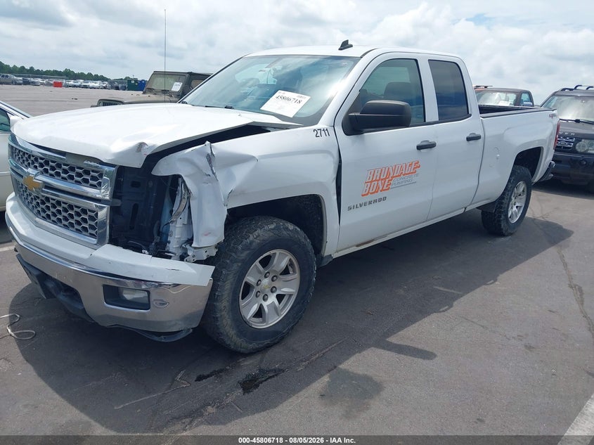 Vin: 1gcvkrec9ez309444, lot: 46305564, chevrolet silverado 1500 1lt 20142