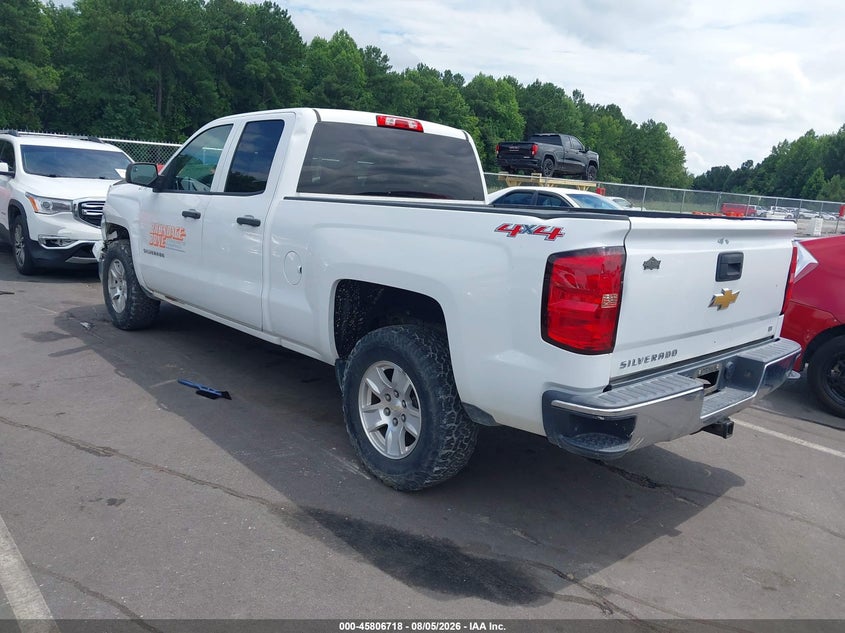 Vin: 1gcvkrec9ez309444, lot: 46305564, chevrolet silverado 1500 1lt 20143