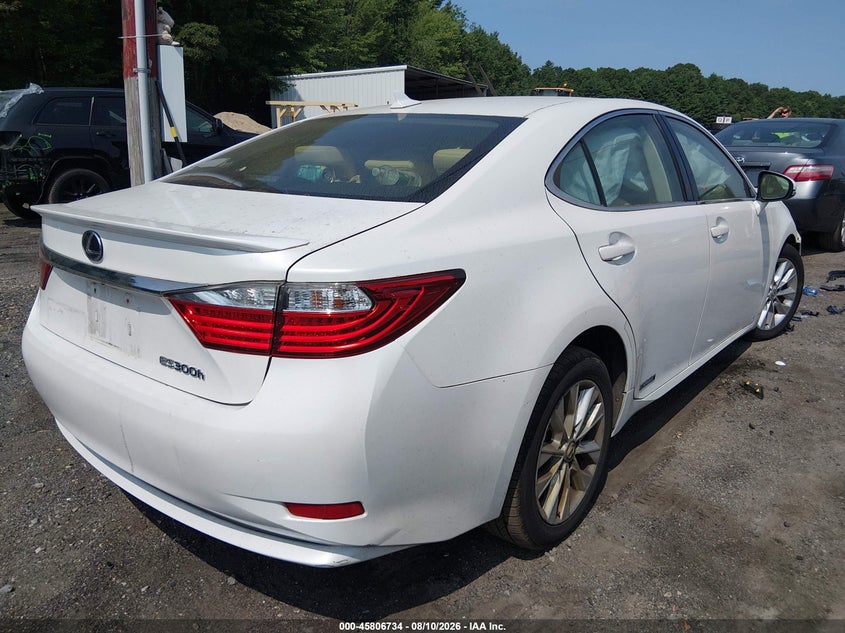 Vin: jthbw1ggxd2005201, lot: 46305579, lexus es 300h 20134