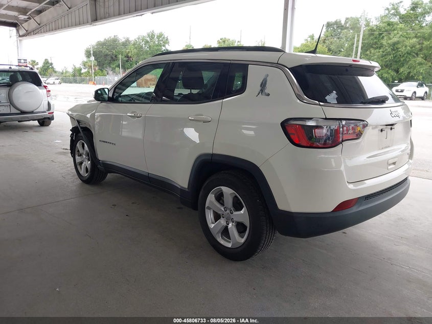 Vin: 3c4njcbb2kt851483, lot: 46305580, jeep compass latitude fwd 20193