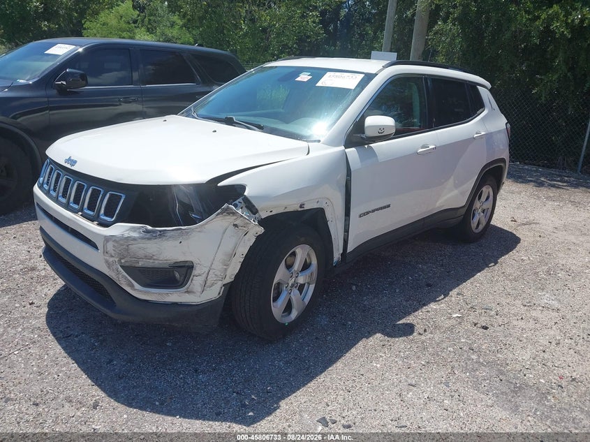 Vin: 3c4njcbb2kt851483, lot: 46305580, jeep compass latitude fwd 20192