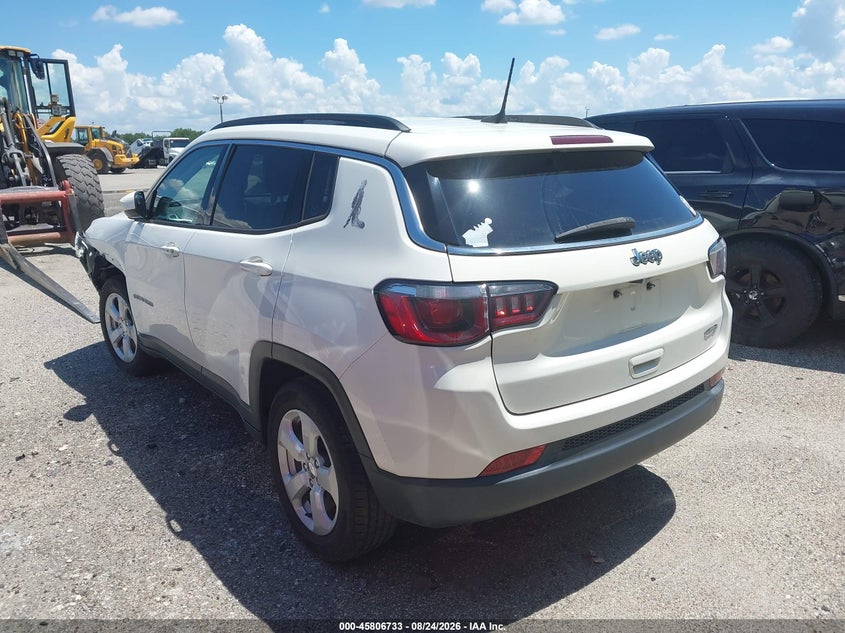 Vin: 3c4njcbb2kt851483, lot: 46305580, jeep compass latitude fwd 20193