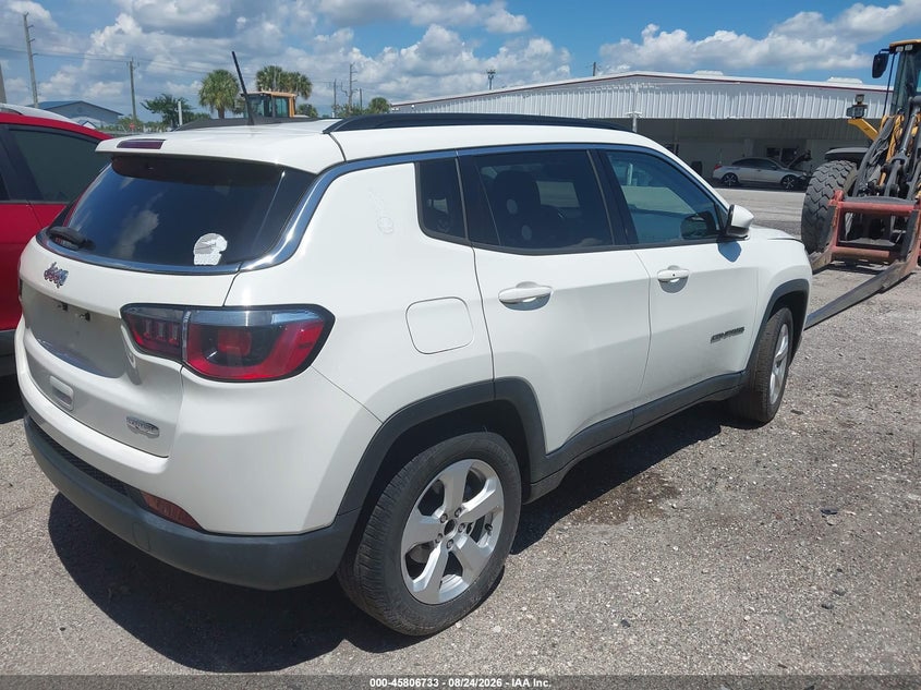 Vin: 3c4njcbb2kt851483, lot: 46305580, jeep compass latitude fwd 20194