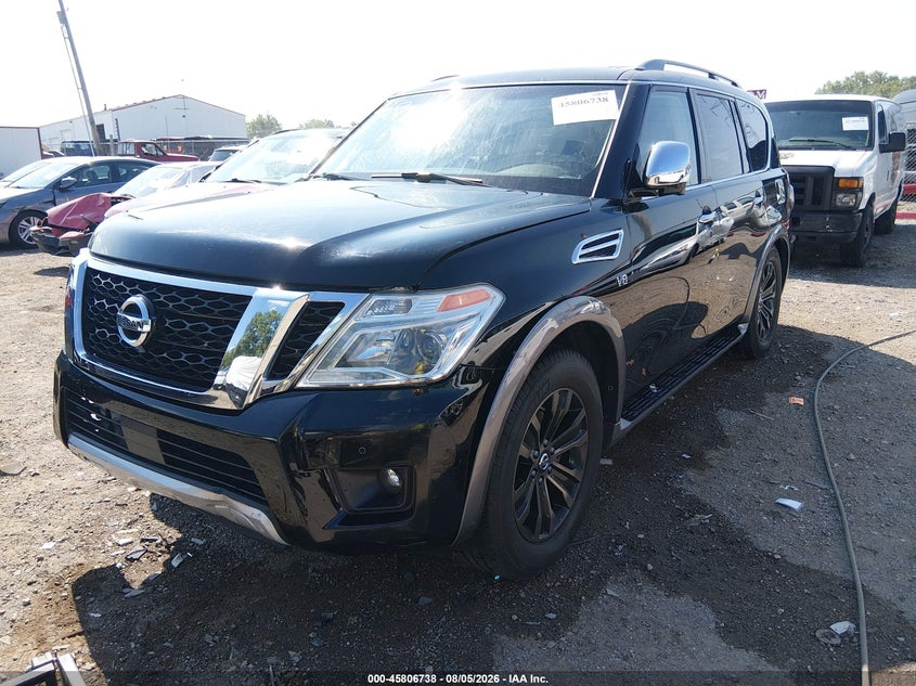 Vin: jn8ay2ne6h9703773, lot: 46305584, nissan armada platinum 20172