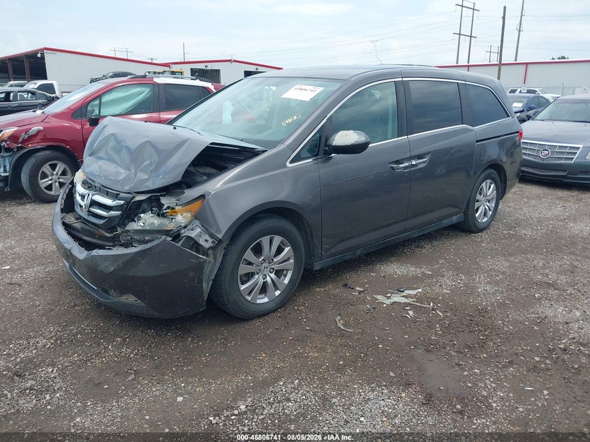 Vin: 5fnrl5h47fb019481, lot: 46305587, honda odyssey ex 20152