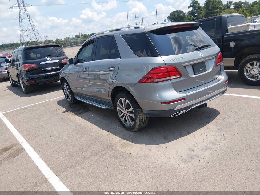 Vin: 4jgda5jb3ga655801, lot: 46305605, mercedes-benz gle 350 20163