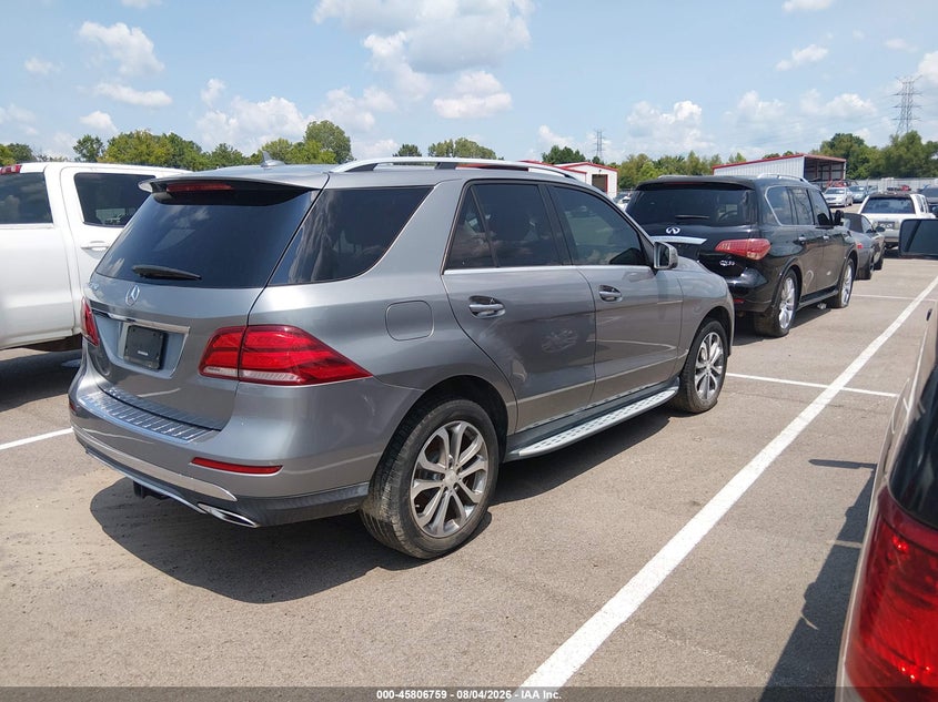 Vin: 4jgda5jb3ga655801, lot: 46305605, mercedes-benz gle 350 20164
