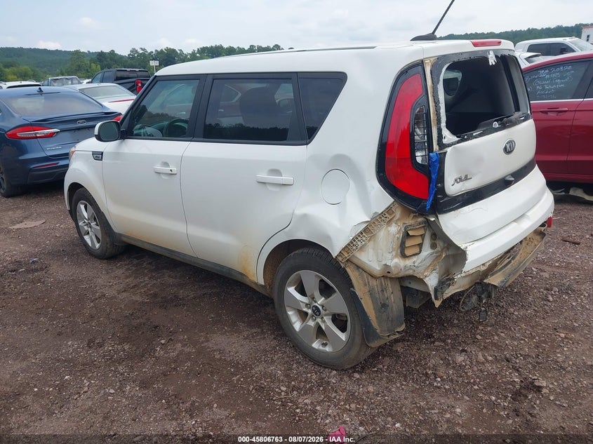 Vin: kndjn2a25k7915566, lot: 46305608, kia soul 20193