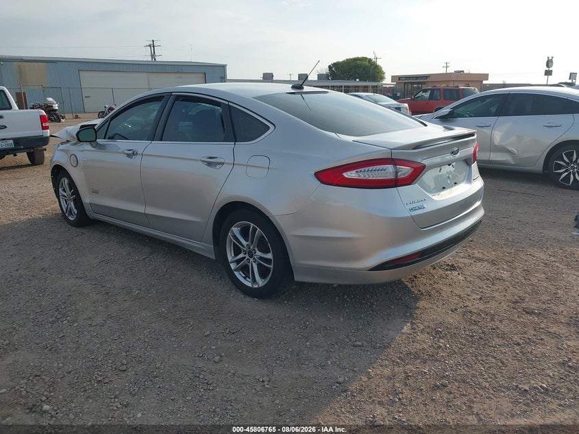 Vin: 3fa6p0su1gr324452, lot: 46305611, ford fusion energi titanium 20163