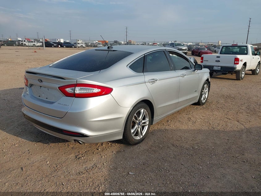 Vin: 3fa6p0su1gr324452, lot: 46305611, ford fusion energi titanium 20164