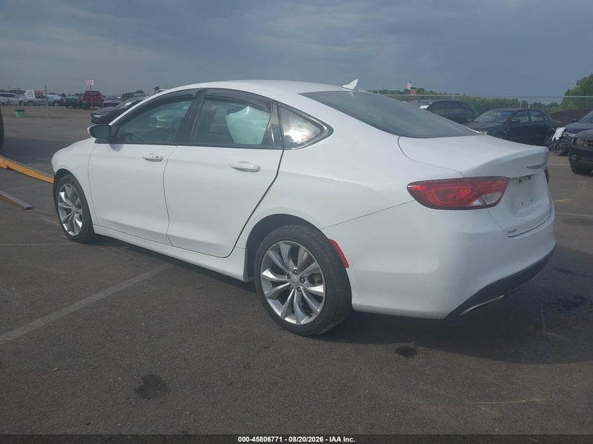 Vin: 1c3cccdg1fn630154, lot: 46305617, chrysler 200 s 20153
