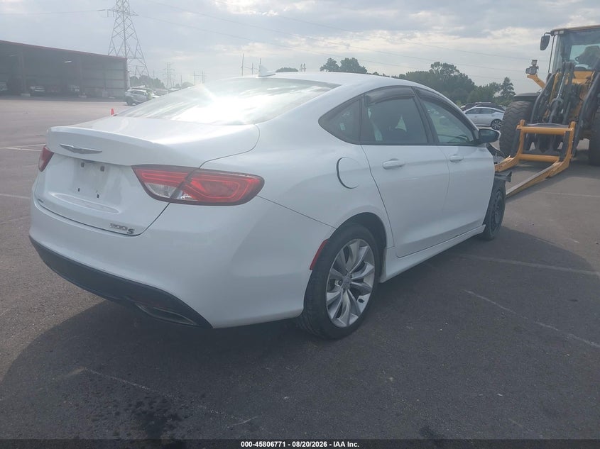 Vin: 1c3cccdg1fn630154, lot: 46305617, chrysler 200 s 20154