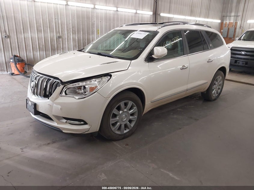 Vin: 5gakvbkd2fj134597, lot: 46305621, buick enclave leather 20152