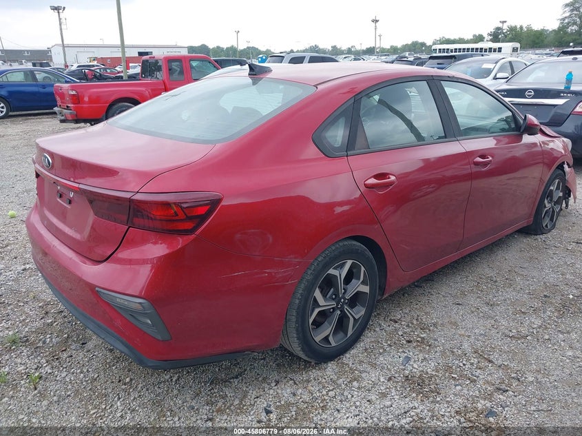 Vin: 3kpf24ad1ke057945, lot: 46305625, kia forte fe/lxs 20194