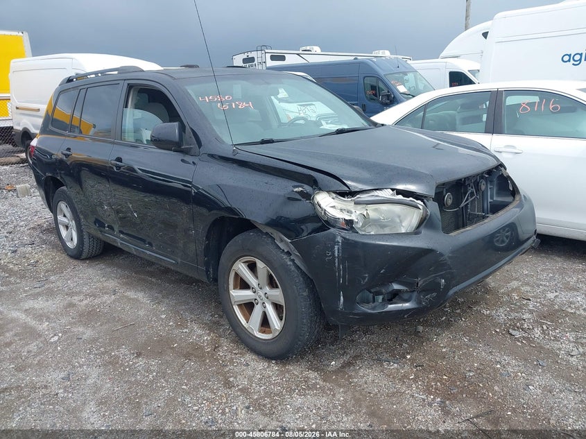 Vin: 5tdbk3eh3as024097, lot: 46305630, toyota highlander base v6 2010 img_1