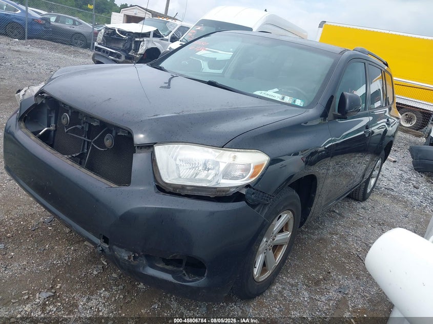 Vin: 5tdbk3eh3as024097, lot: 46305630, toyota highlander base v6 20102