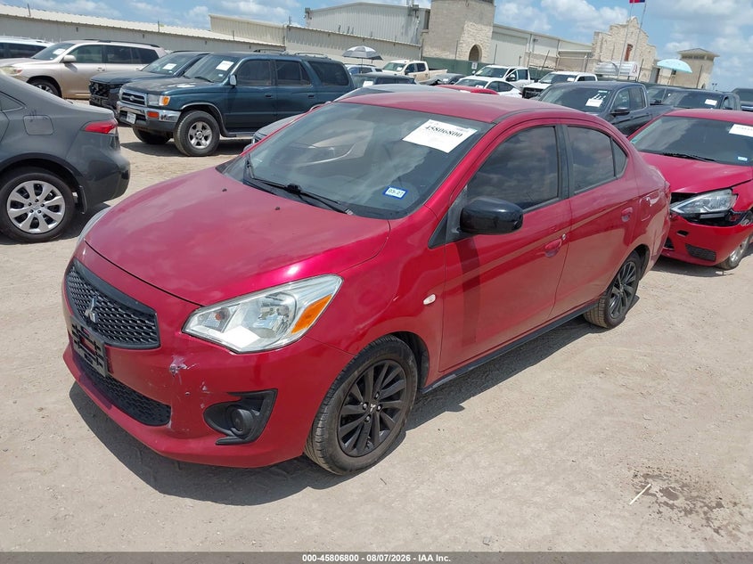 Vin: ml32f4fj2lhf02373, lot: 46305646, mitsubishi mirage g4 le 20202