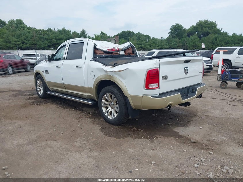 Vin: 1c6rr7pt8gs181165, lot: 46305649, ram 1500 longhorn 20163