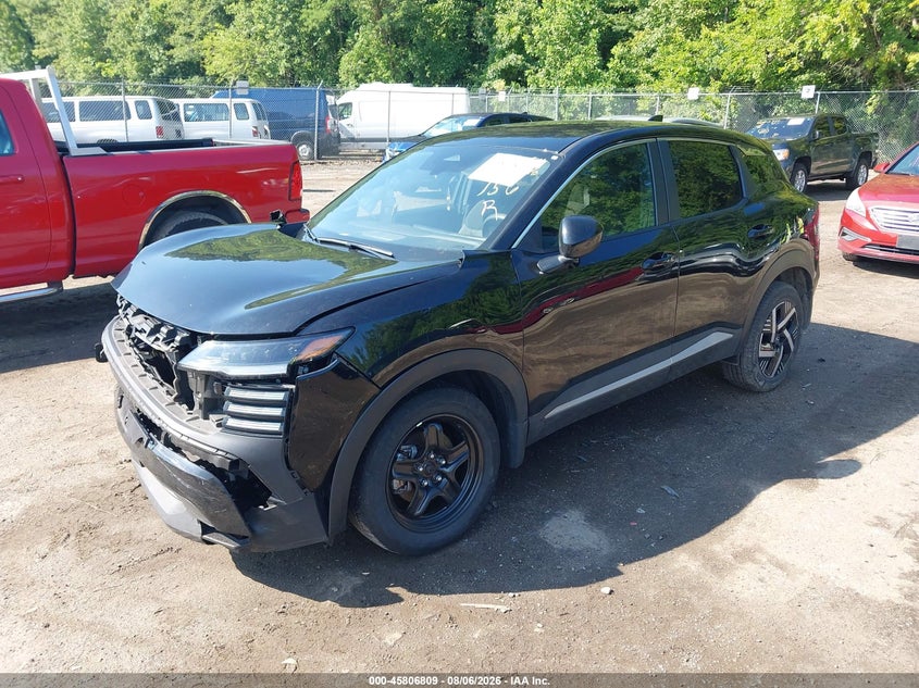 Vin: 3n8ap6ca1sl324527, lot: 46305655, nissan kicks sv fwd 20252