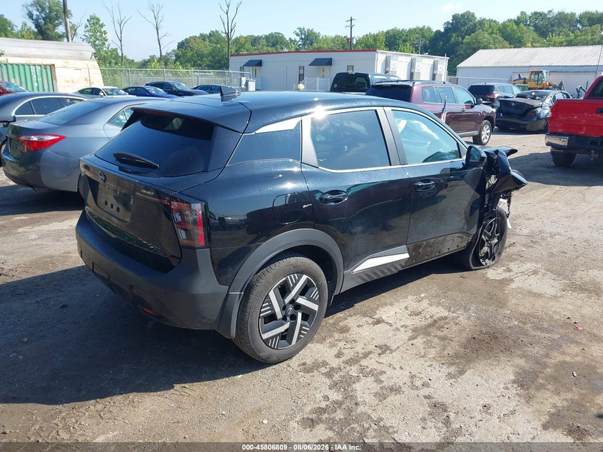 Vin: 3n8ap6ca1sl324527, lot: 46305655, nissan kicks sv fwd 20254