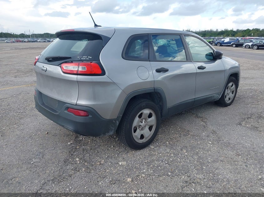 2014 JEEP CHEROKEE SPORT UTILITY VEHICLE 2.4L I-4 VVT, 184HP