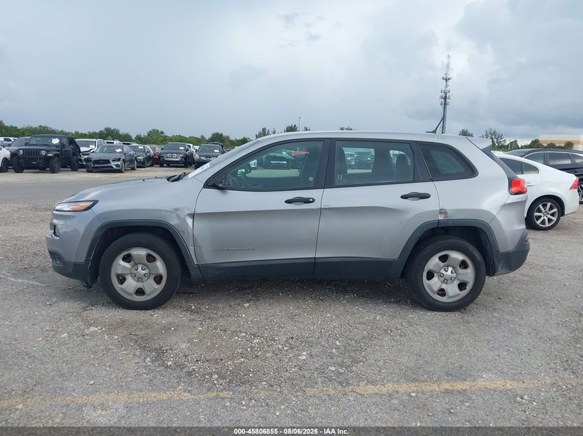 2014 JEEP CHEROKEE SPORT UTILITY VEHICLE 2.4L I-4 VVT, 184HP