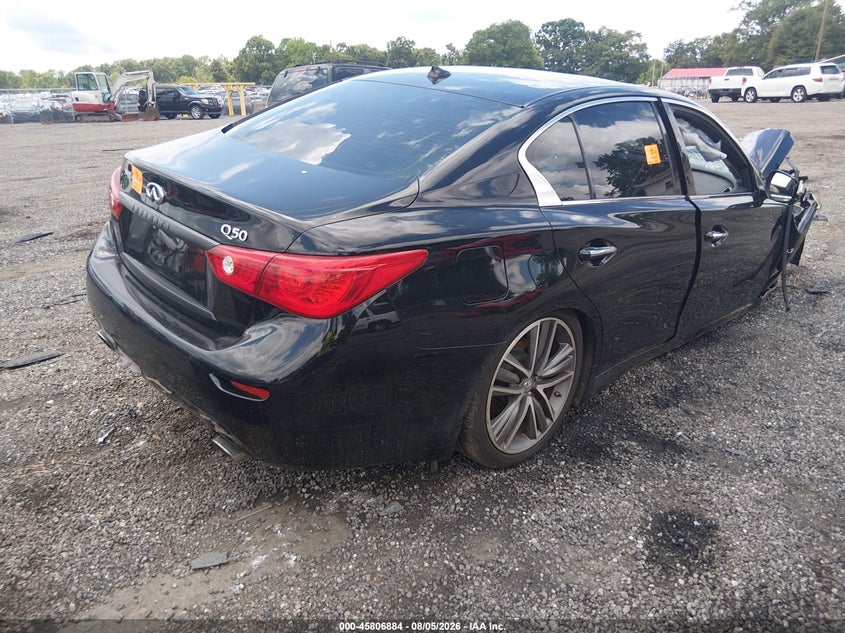 Vin: jn1bv7ap0fm343071, lot: 46305730, infiniti q50 premium 20154
