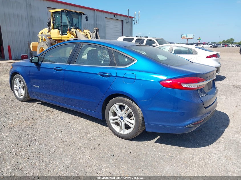 Vin: 3fa6p0uu8jr100759, lot: 46305774, ford fusion hybrid s 20183