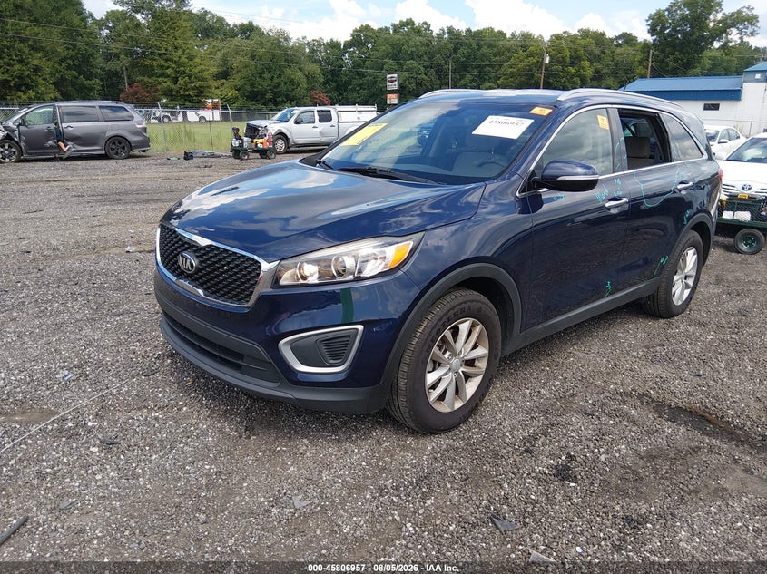 Vin: 5xypg4a35hg334749, lot: 46305803, kia sorento 2.4l lx 20172