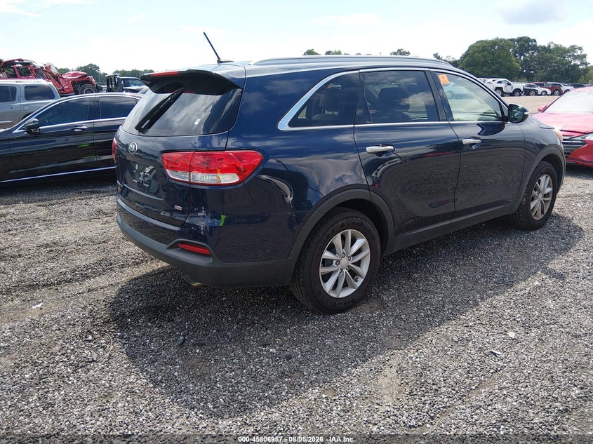 Vin: 5xypg4a35hg334749, lot: 46305803, kia sorento 2.4l lx 20174