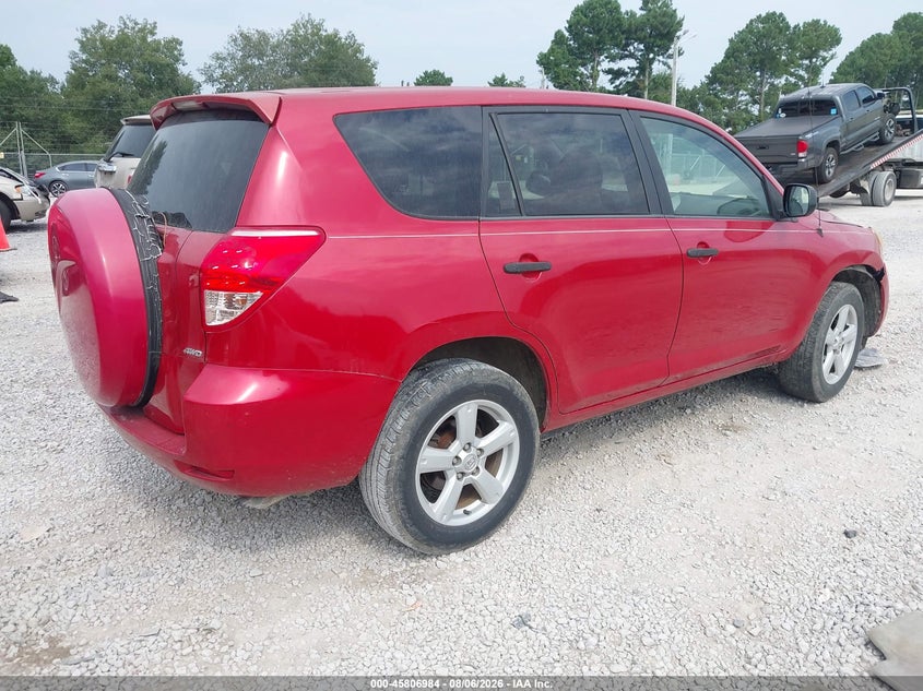 2008 TOYOTA RAV 4 SPORT UTILITY VEHICLE 2.4L I-4 DOHC, VVT, 166HP
