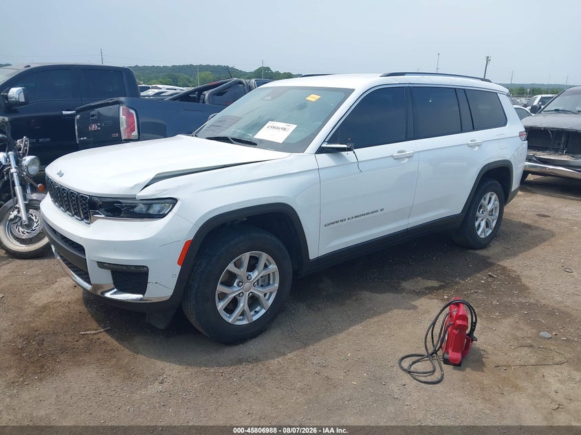 Vin: 1c4rjkbg3p8875756, lot: 46305832, jeep grand cherokee l limited 4x4 20232
