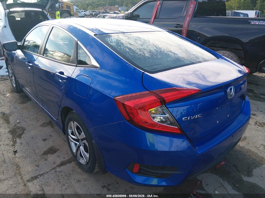 Vin: 2hgfc2f55jh518037, lot: 46305843, honda civic lx 20183