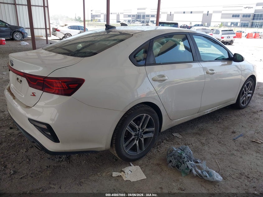 Vin: 3kpf34ad1ke042178, lot: 46305849, kia forte s 20194