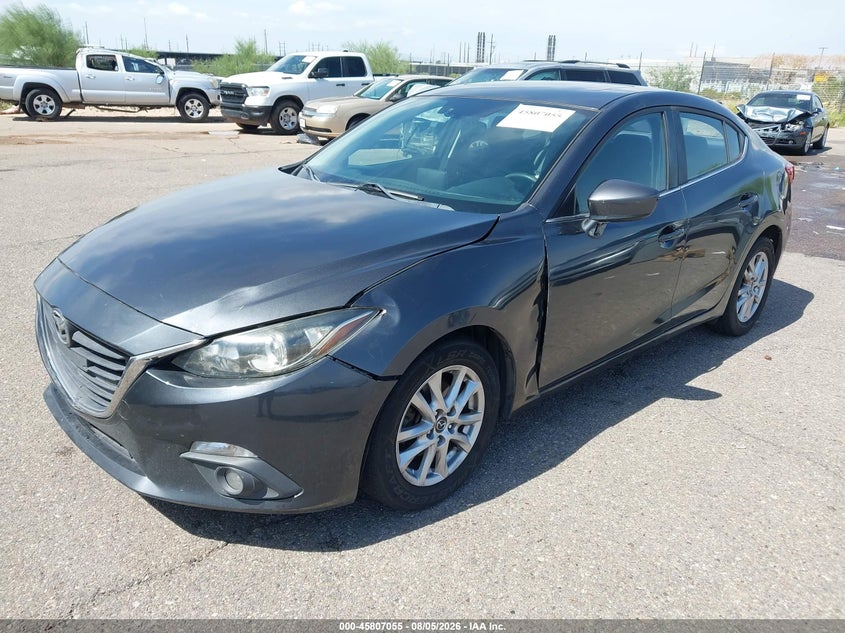 Vin: jm1bm1v78g1313522, lot: 46305901, mazda mazda3 i touring 20162