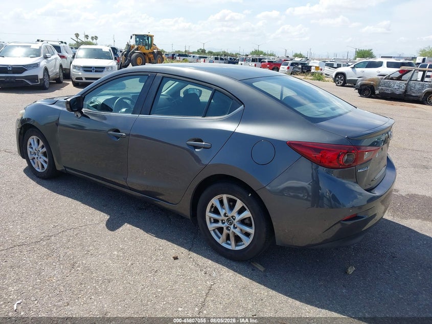 Vin: jm1bm1v78g1313522, lot: 46305901, mazda mazda3 i touring 20163