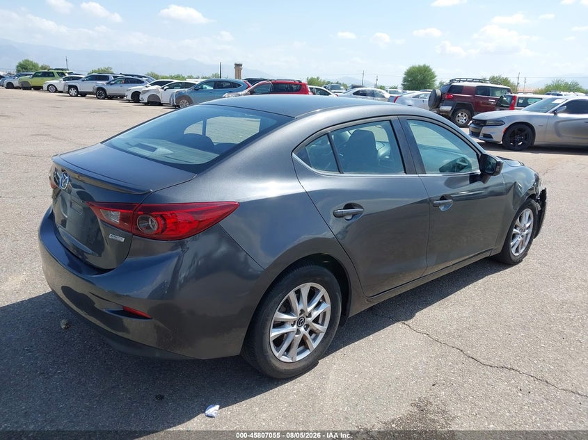 Vin: jm1bm1v78g1313522, lot: 46305901, mazda mazda3 i touring 20164
