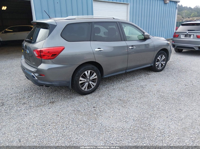 Vin: 5n1dr2mm4hc665604, lot: 46305917, nissan pathfinder s 20174