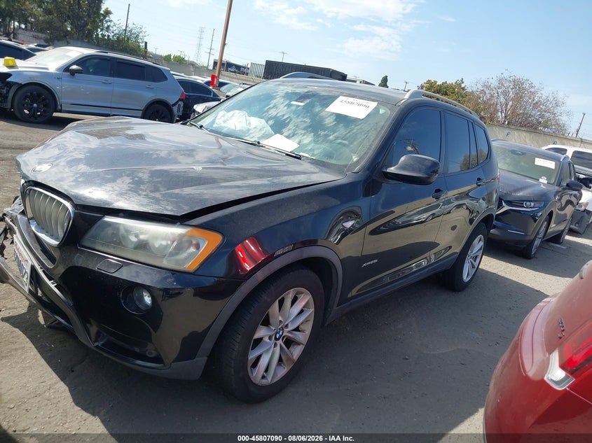 Vin: 5uxwx9c57e0d25495, lot: 46305936, bmw x3 xdrive28i 20142