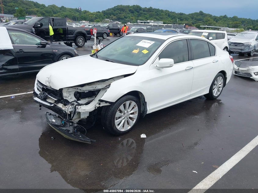 Vin: 1hgcr3f83fa015310, lot: 46305940, honda accord ex-l v-6 20152