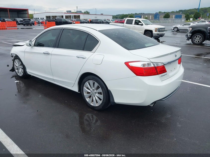 Vin: 1hgcr3f83fa015310, lot: 46305940, honda accord ex-l v-6 20153