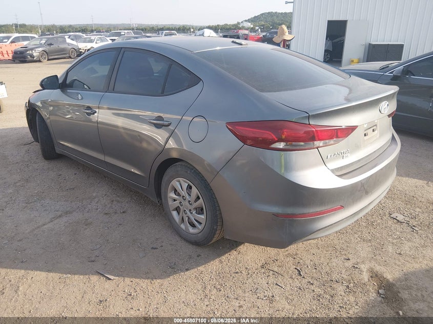 Vin: kmhd74lf9hu098062, lot: 46305946, hyundai elantra se 20173