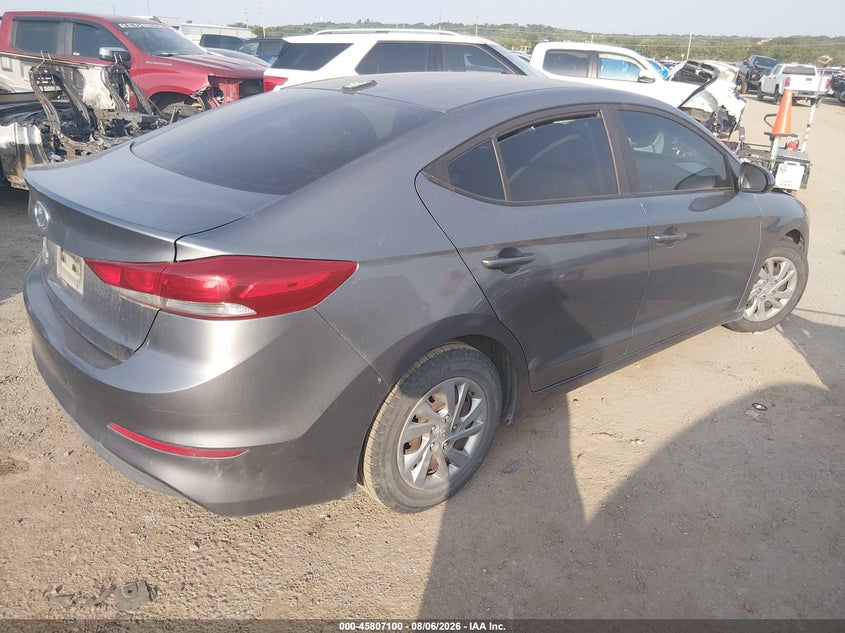 Vin: kmhd74lf9hu098062, lot: 46305946, hyundai elantra se 20174
